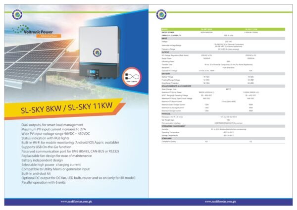 SL-SKY 8KW to SL-SKY 11KW